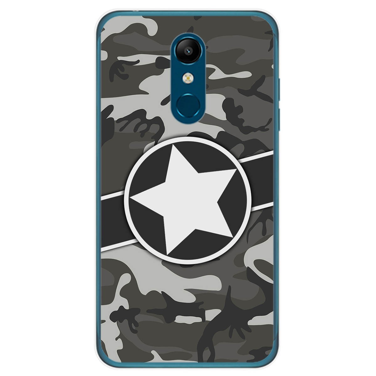 Funda Gel Tpu para Lg K11 diseño Camuflaje 02 Dibujos