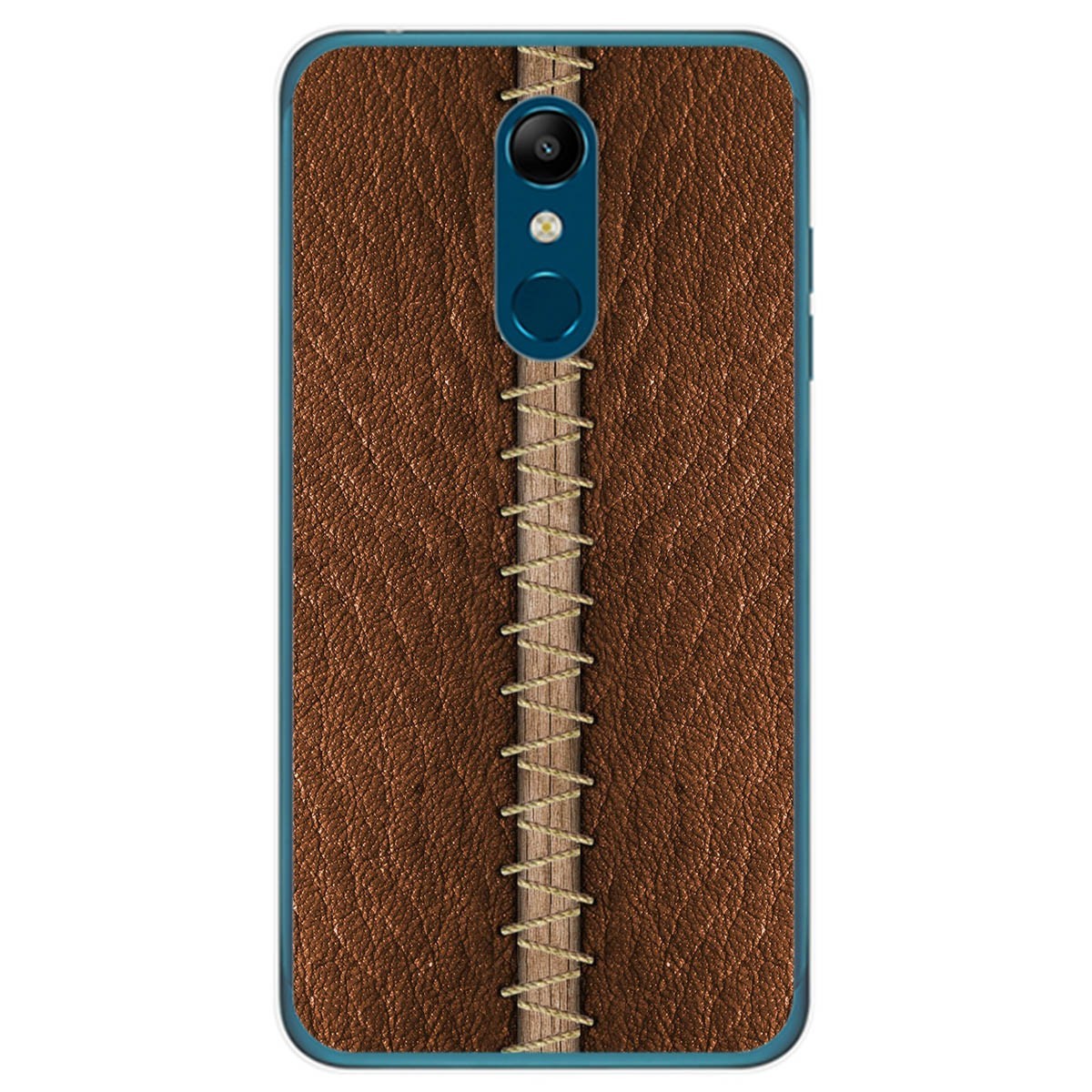 Funda Gel Tpu para Lg K11 diseño Cuero 01 Dibujos
