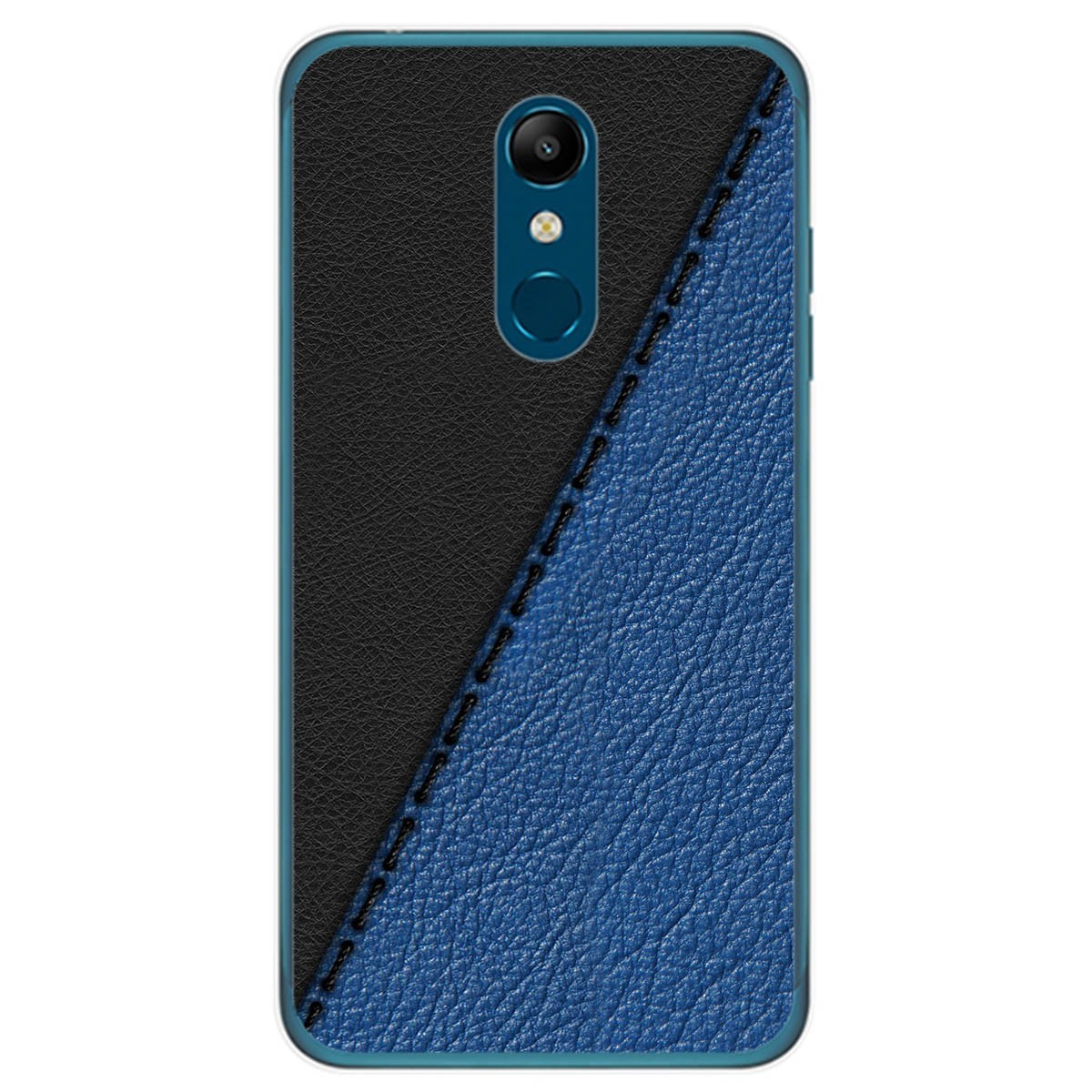Funda Gel Tpu para Lg K11 diseño Cuero 02 Dibujos