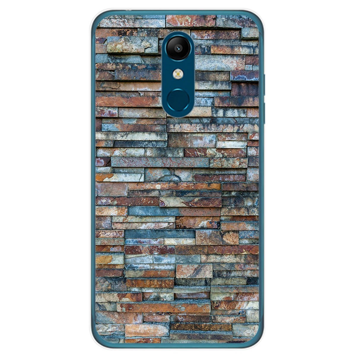 Funda Gel Tpu para Lg K11 diseño Ladrillo 05 Dibujos