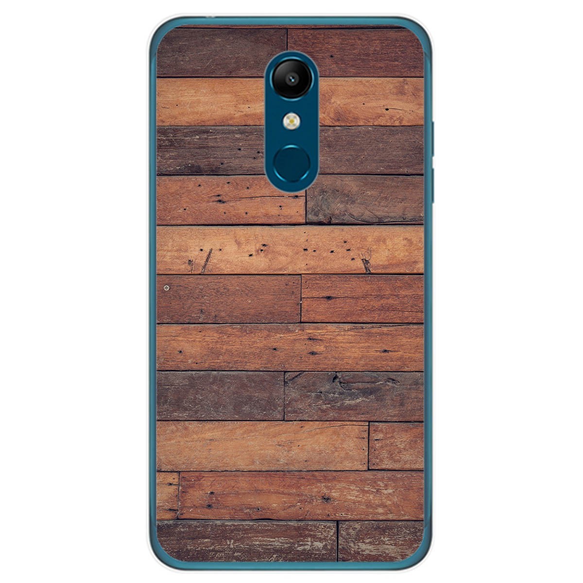 Funda Gel Tpu para Lg K11 diseño Madera 03 Dibujos