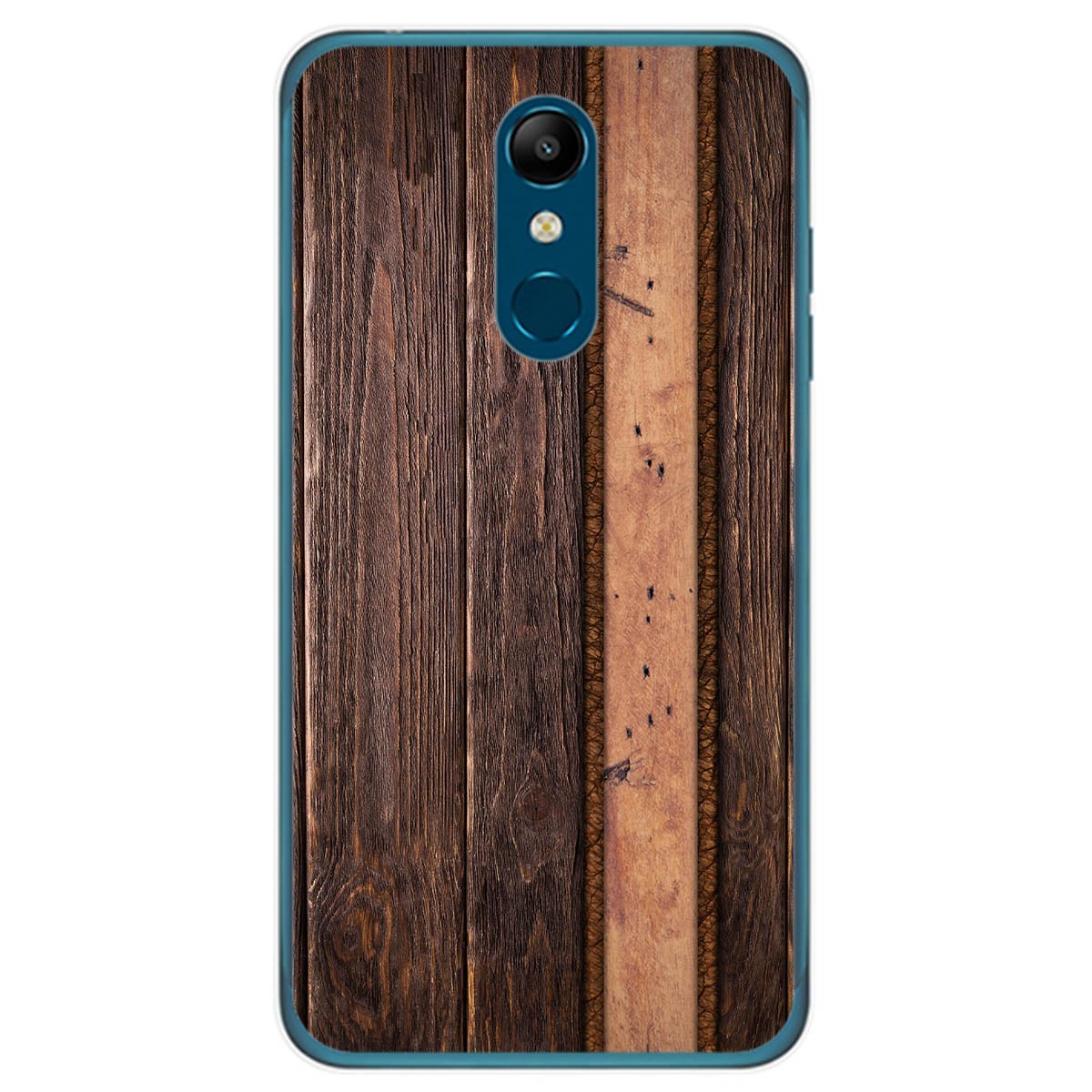 Funda Gel Tpu para Lg K11 diseño Madera 05 Dibujos