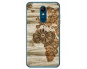 Funda Gel Tpu para Lg K11 diseño Madera 07 Dibujos