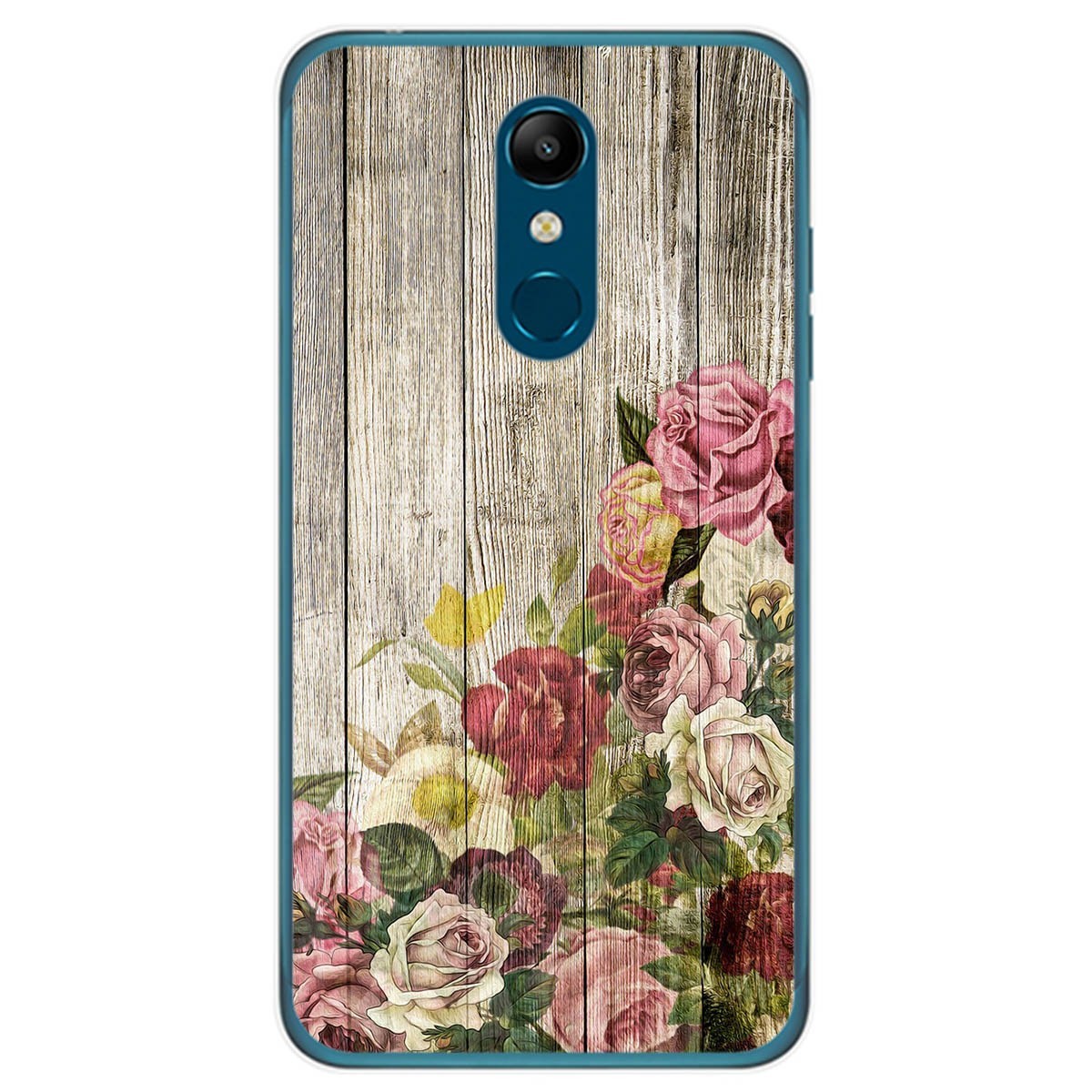 Funda Gel Tpu para Lg K11 diseño Madera 08 Dibujos