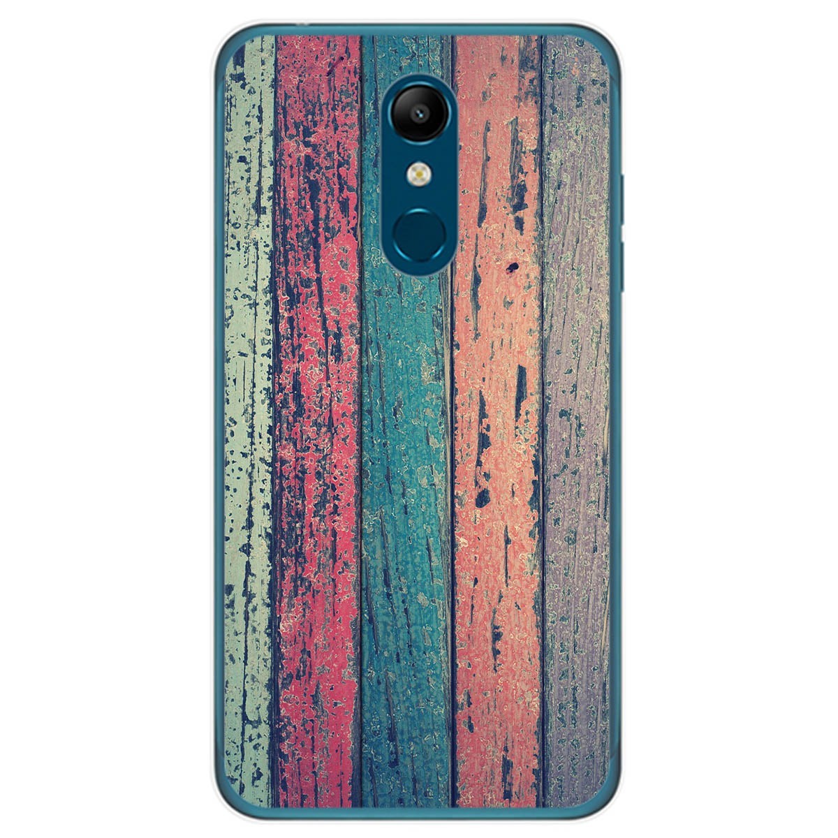 Funda Gel Tpu para Lg K11 diseño Madera 10 Dibujos