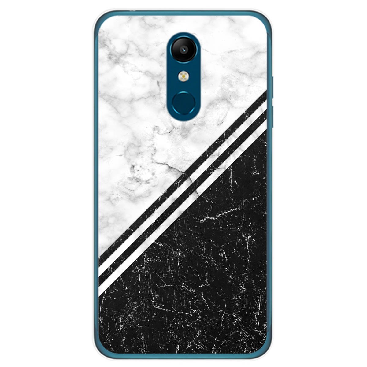 Funda Gel Tpu para Lg K11 diseño Mármol 01 Dibujos