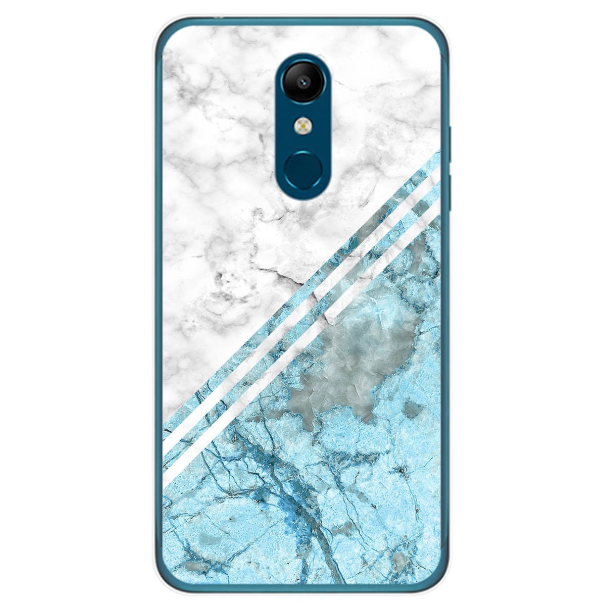 Funda Gel Tpu para Lg K11 diseño Mármol 02 Dibujos