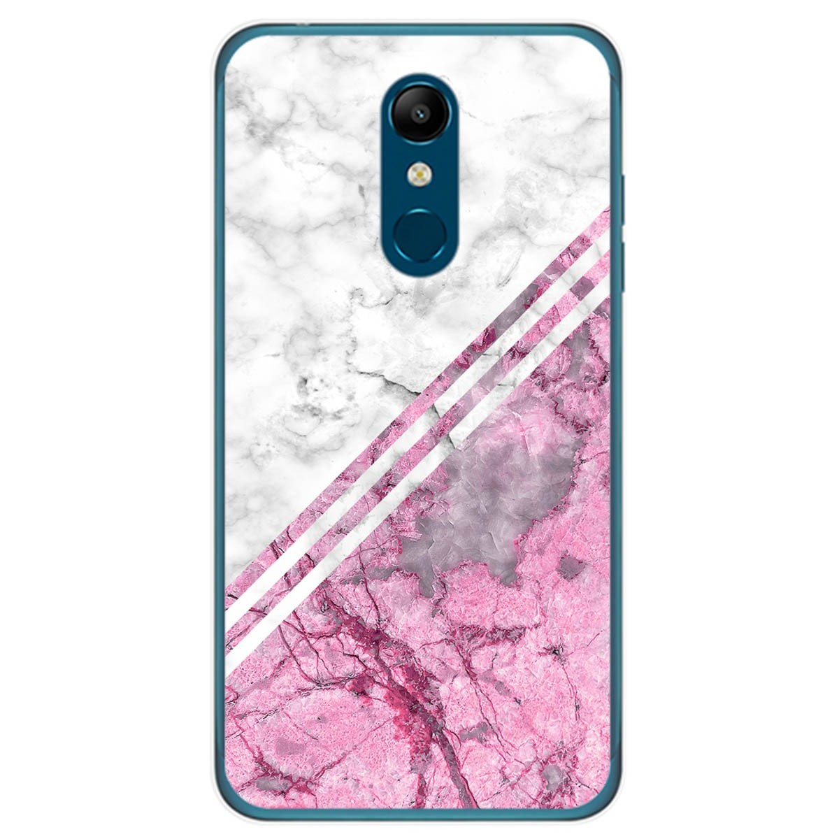 Funda Gel Tpu para Lg K11 diseño Mármol 03 Dibujos