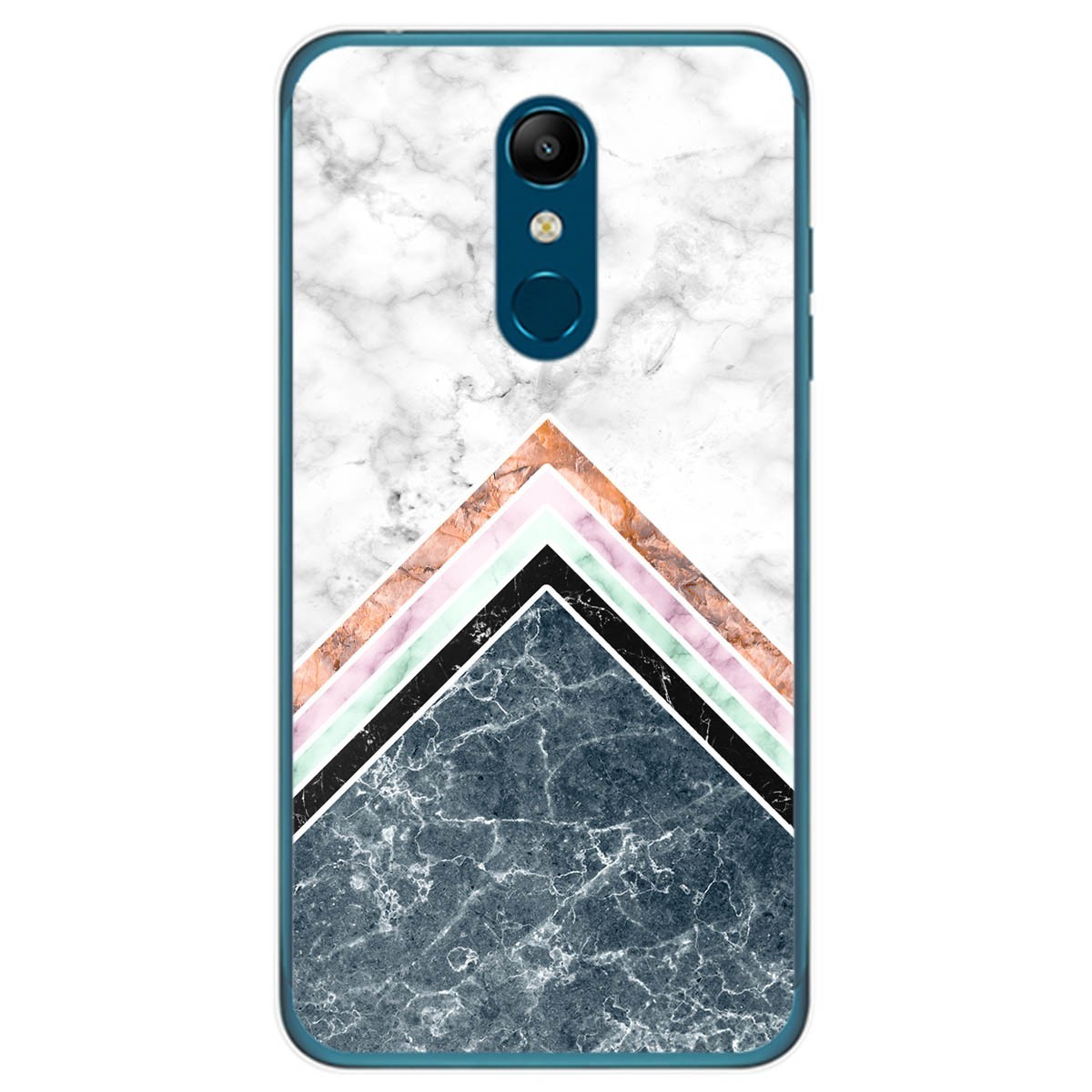 Funda Gel Tpu para Lg K11 diseño Mármol 05 Dibujos