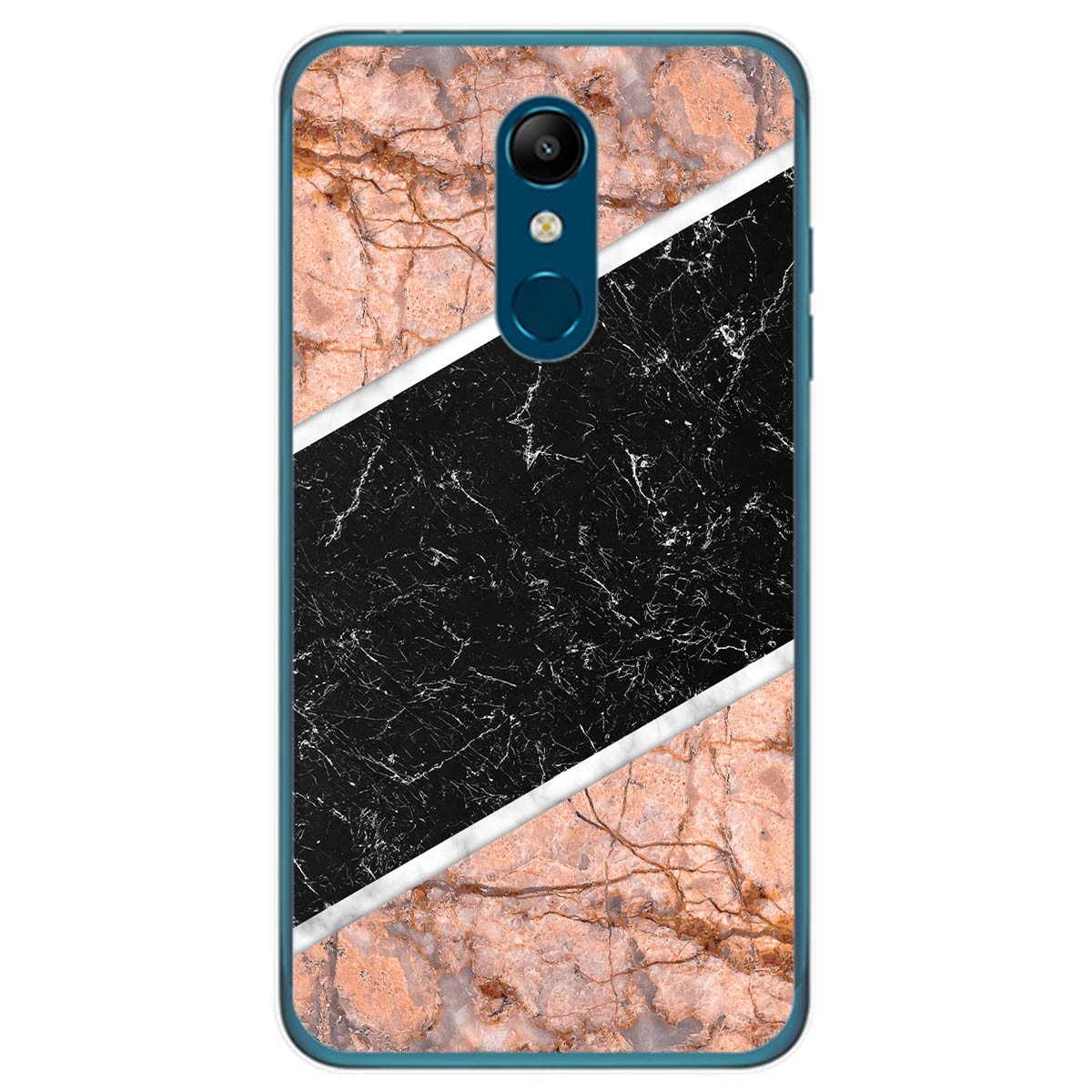Funda Gel Tpu para Lg K11 diseño Mármol 07 Dibujos
