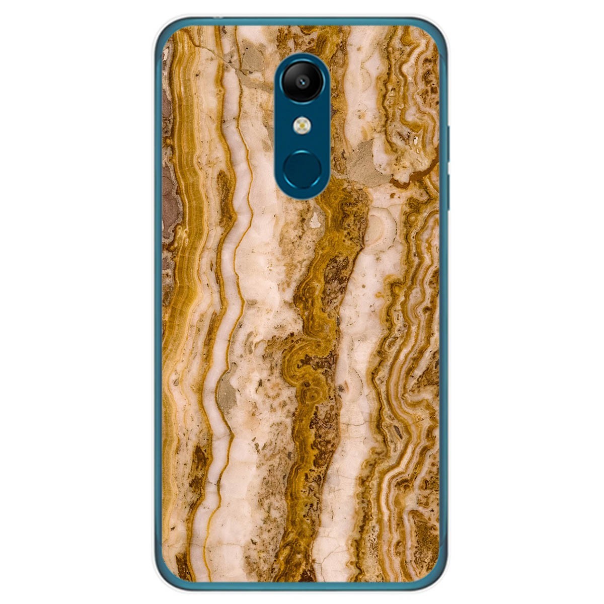 Funda Gel Tpu para Lg K11 diseño Mármol 10 Dibujos