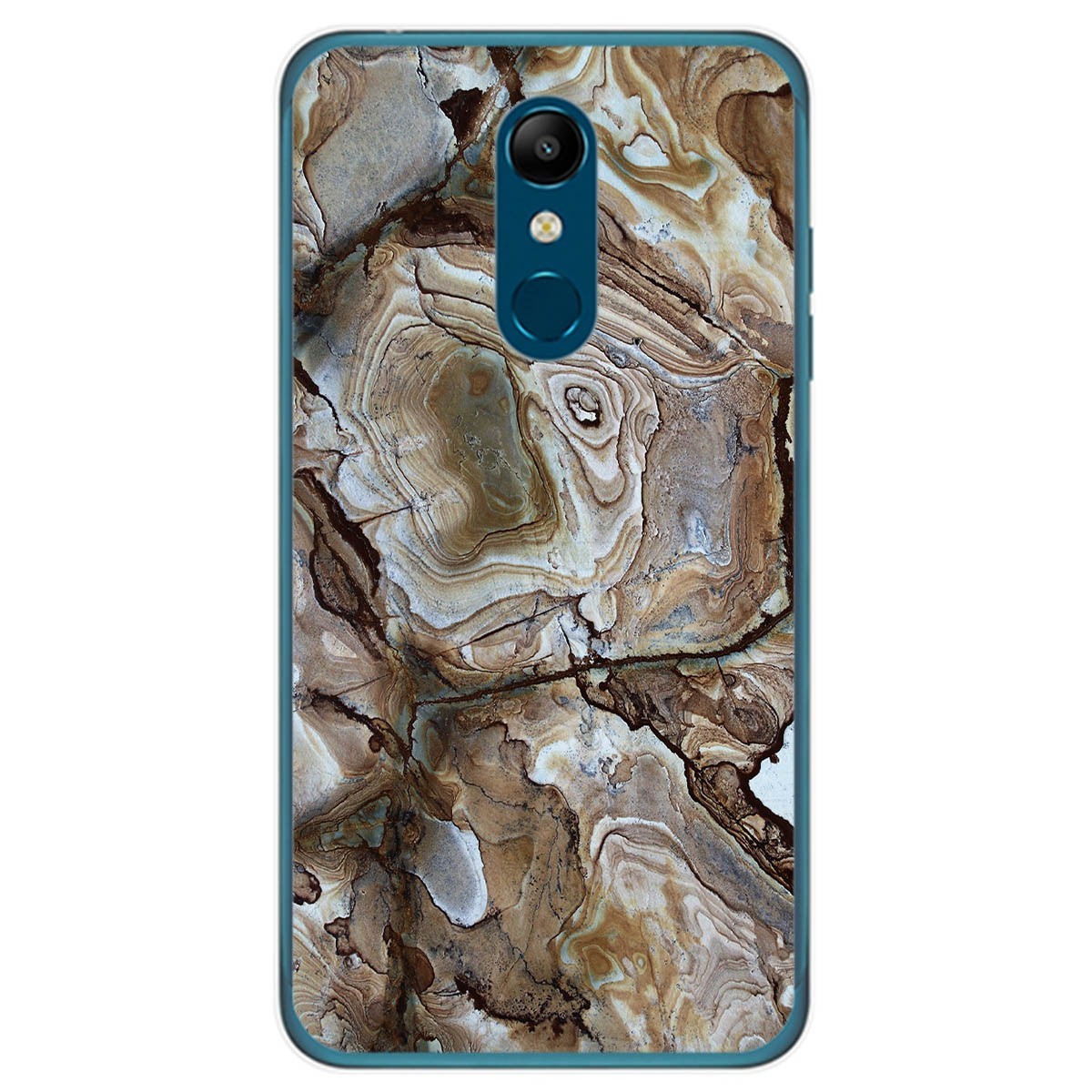 Funda Gel Tpu para Lg K11 diseño Mármol 14 Dibujos