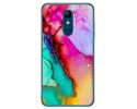 Funda Gel Tpu para Lg K11 diseño Mármol 15 Dibujos