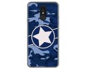 Funda Gel Tpu para Lg Q7 diseño Camuflaje 03 Dibujos