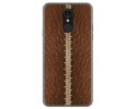 Funda Gel Tpu para Lg Q7 diseño Cuero 01 Dibujos