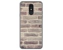 Funda Gel Tpu para Lg Q7 diseño Ladrillo 01 Dibujos