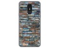 Funda Gel Tpu para Lg Q7 diseño Ladrillo 05 Dibujos