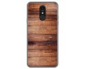 Funda Gel Tpu para Lg Q7 diseño Madera 02 Dibujos
