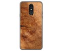 Funda Gel Tpu para Lg Q7 diseño Madera 04 Dibujos