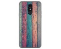 Funda Gel Tpu para Lg Q7 diseño Madera 10 Dibujos