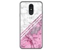 Funda Gel Tpu para Lg Q7 diseño Mármol 03 Dibujos
