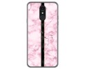 Funda Gel Tpu para Lg Q7 diseño Mármol 04 Dibujos