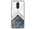 Funda Gel Tpu para Lg Q7 diseño Mármol 05 Dibujos