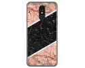 Funda Gel Tpu para Lg Q7 diseño Mármol 07 Dibujos
