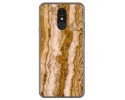Funda Gel Tpu para Lg Q7 diseño Mármol 10 Dibujos