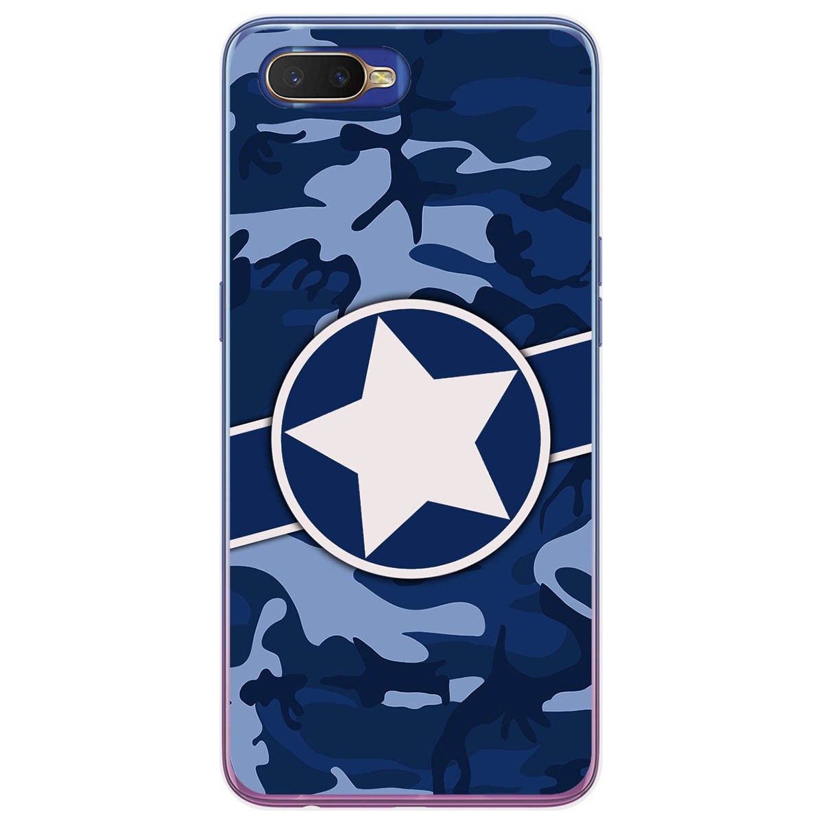 Funda Gel Tpu para Oppo RX17 Neo diseño Camuflaje 03 Dibujos