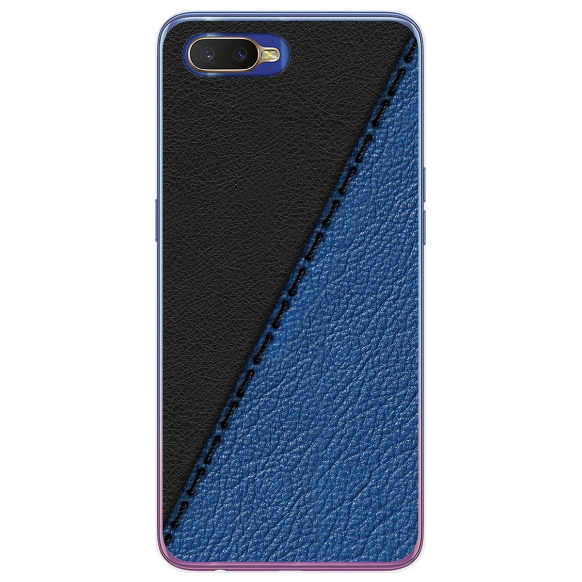 Funda Gel Tpu para Oppo RX17 Neo diseño Cuero 02 Dibujos