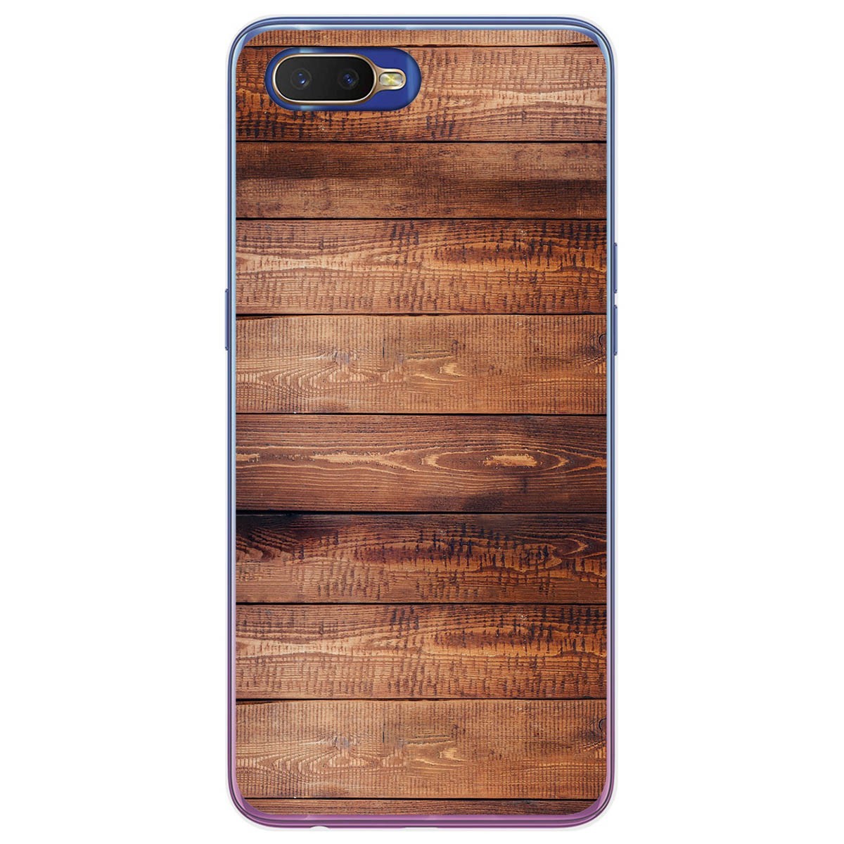 Funda Gel Tpu para Oppo RX17 Neo diseño Madera 02 Dibujos