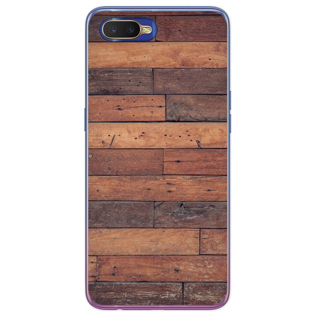 Funda Gel Tpu para Oppo RX17 Neo diseño Madera 03 Dibujos