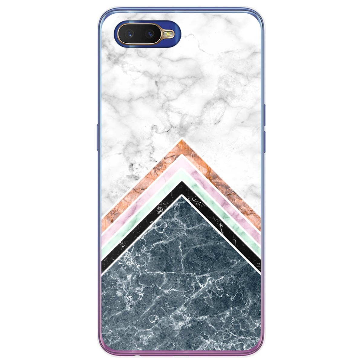 Funda Gel Tpu para Oppo RX17 Neo diseño Mármol 05 Dibujos