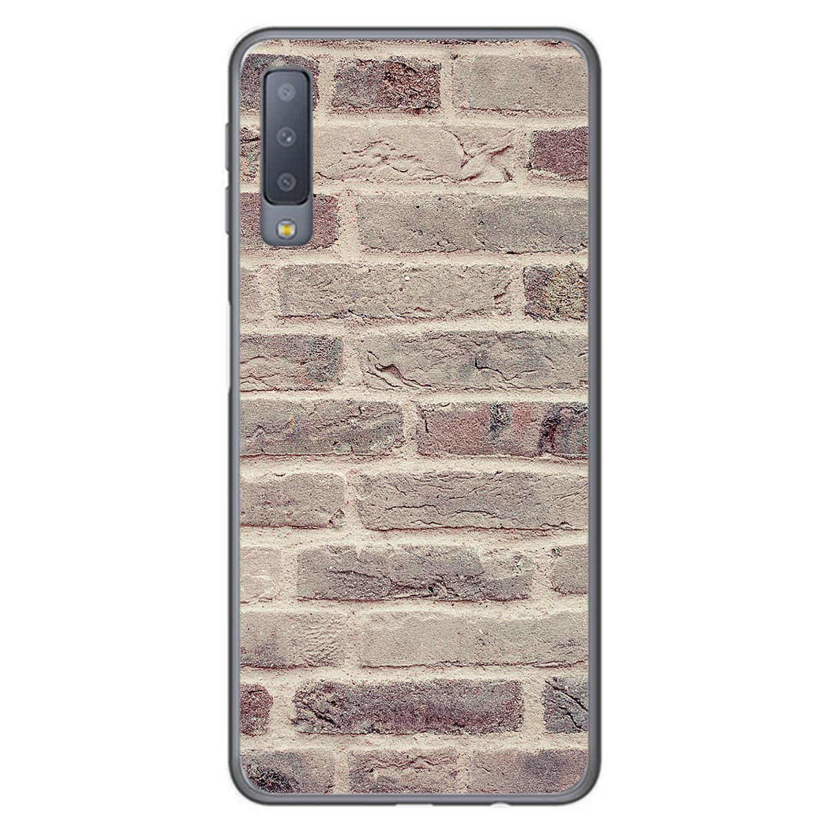 Funda Gel Tpu para Samsung Galaxy A7 (2018) diseño Ladrillo 01 Dibujos