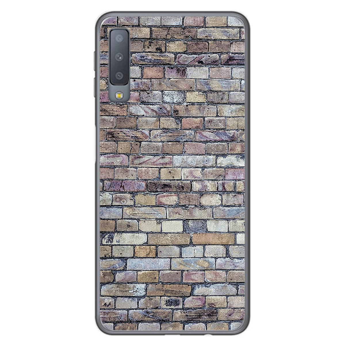 Funda Gel Tpu para Samsung Galaxy A7 (2018) diseño Ladrillo 02 Dibujos