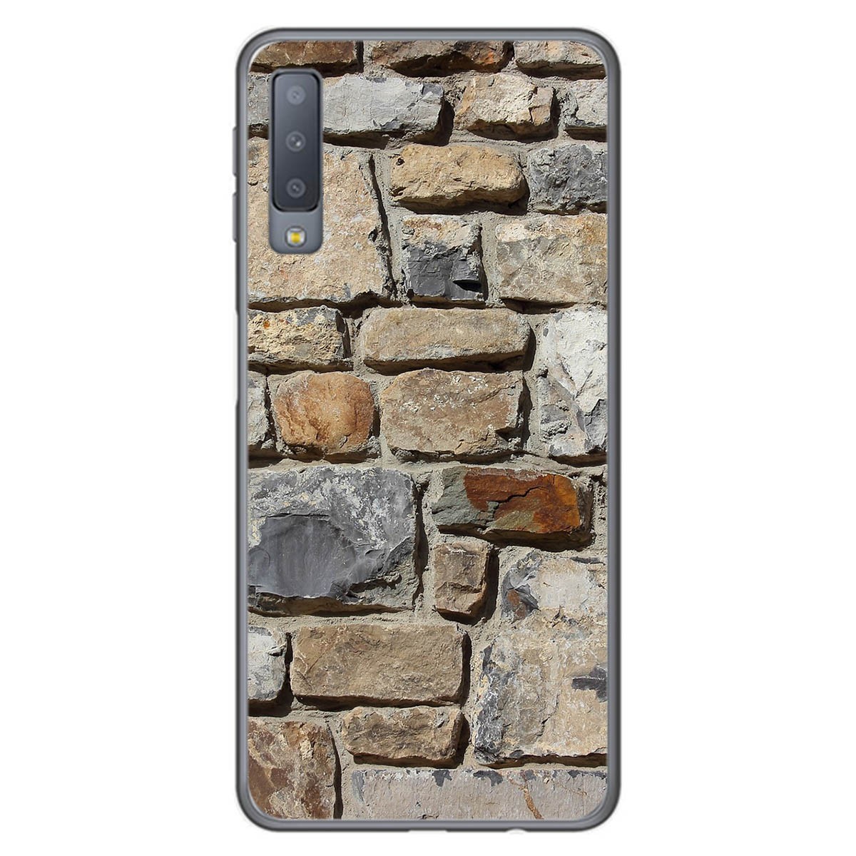 Funda Gel Tpu para Samsung Galaxy A7 (2018) diseño Ladrillo 03 Dibujos