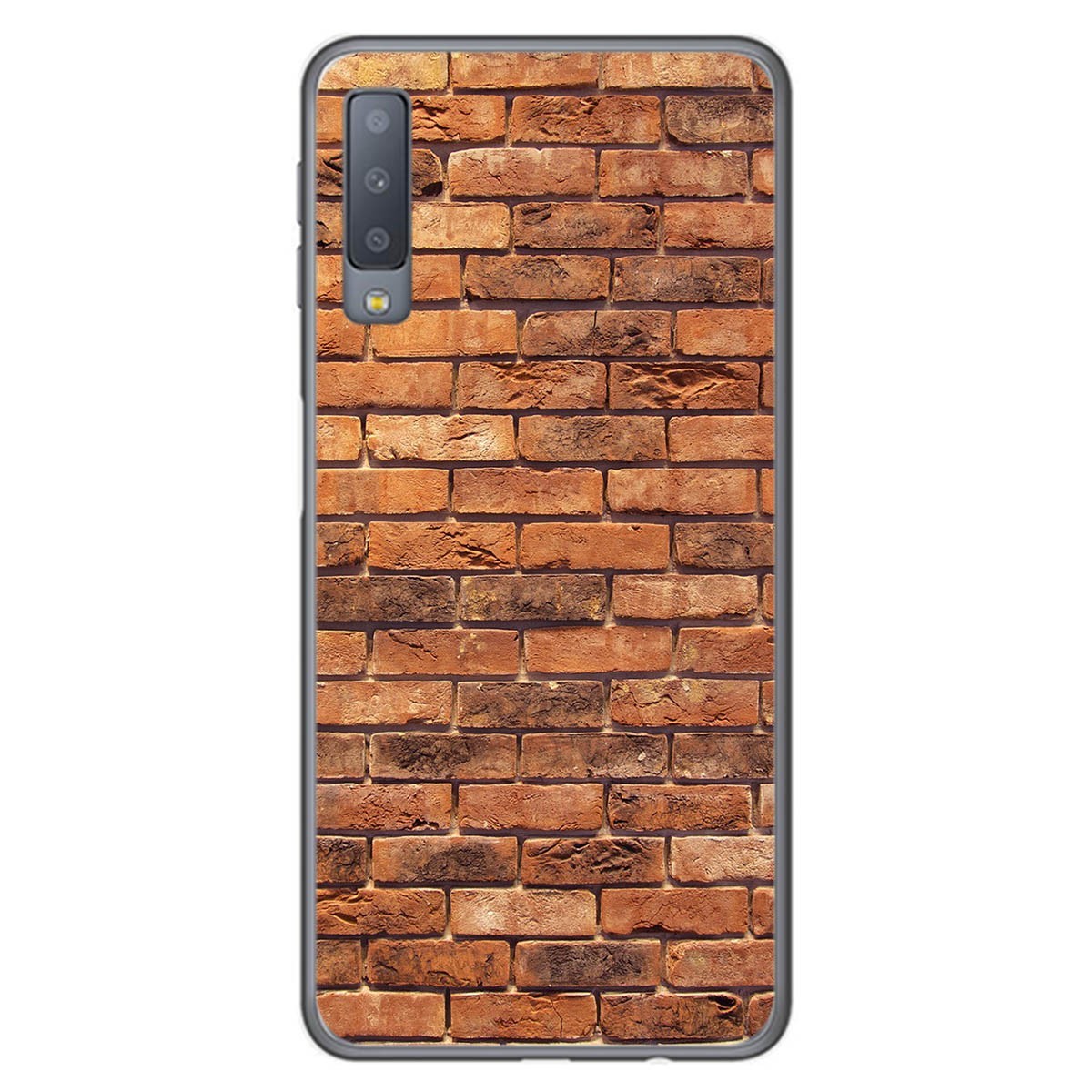 Funda Gel Tpu para Samsung Galaxy A7 (2018) diseño Ladrillo 04 Dibujos
