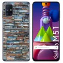 Funda Gel Tpu para Samsung Galaxy A7 (2018) diseño Madera 10 Dibujos