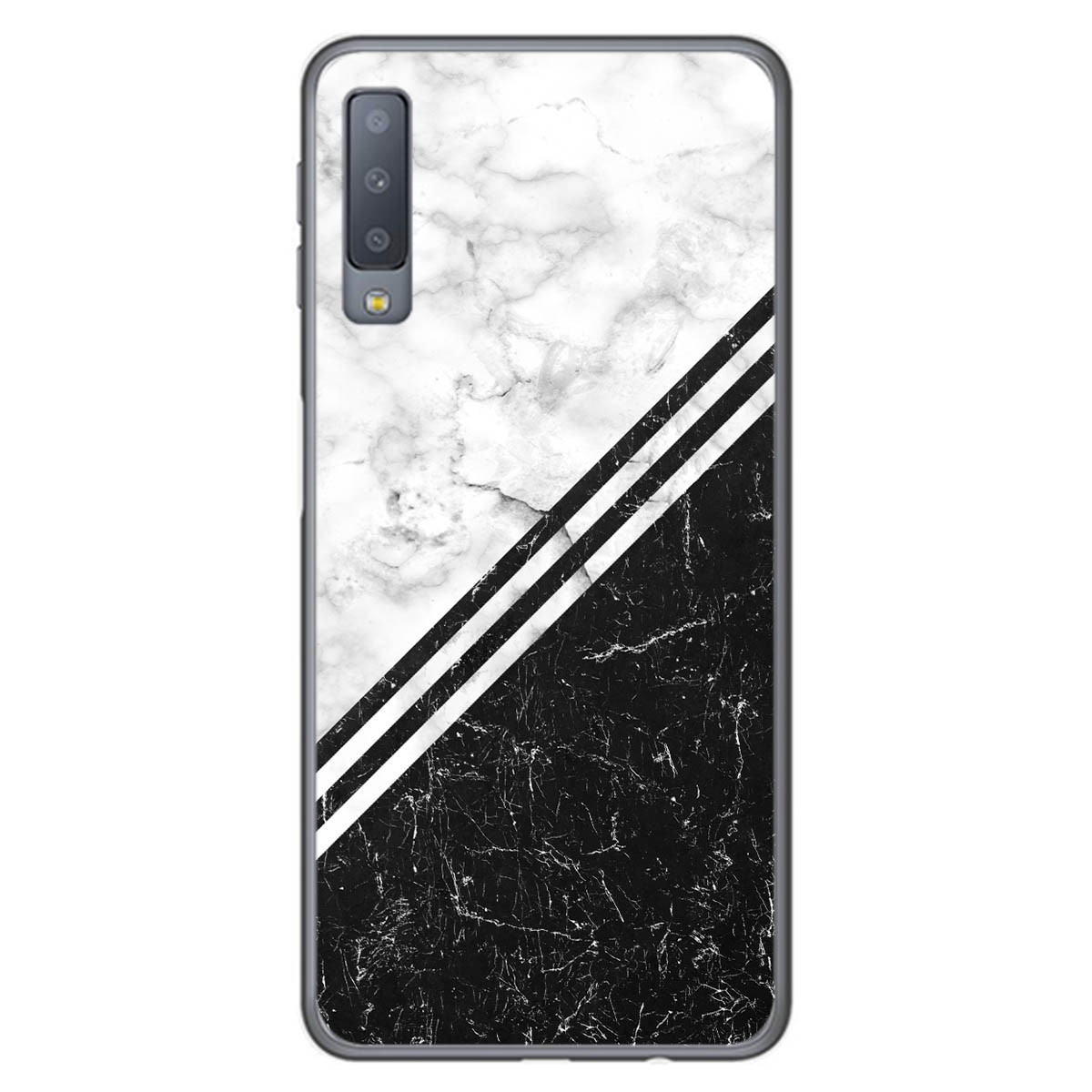 Funda Gel Tpu para Samsung Galaxy A7 (2018) diseño Mármol 01 Dibujos