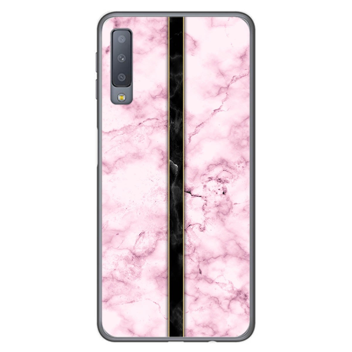 Funda Gel Tpu para Samsung Galaxy A7 (2018) diseño Mármol 04 Dibujos