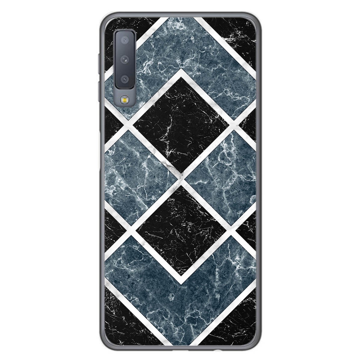 Funda Gel Tpu para Samsung Galaxy A7 (2018) diseño Mármol 06 Dibujos