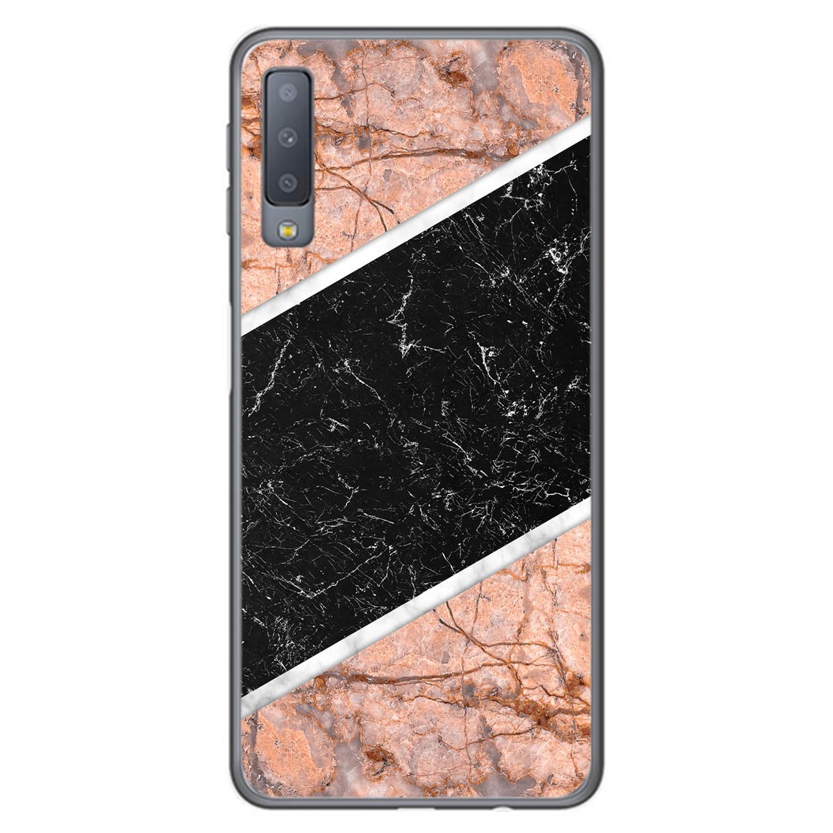 Funda Gel Tpu para Samsung Galaxy A7 (2018) diseño Mármol 07 Dibujos