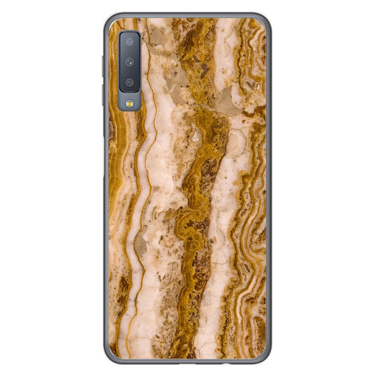 Funda Gel Tpu para Samsung Galaxy A7 (2018) diseño Mármol 10 Dibujos