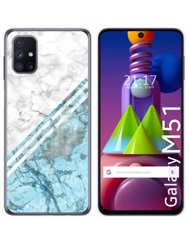 Funda Gel Tpu para Samsung Galaxy A7 (2018) diseño Mármol 12 Dibujos