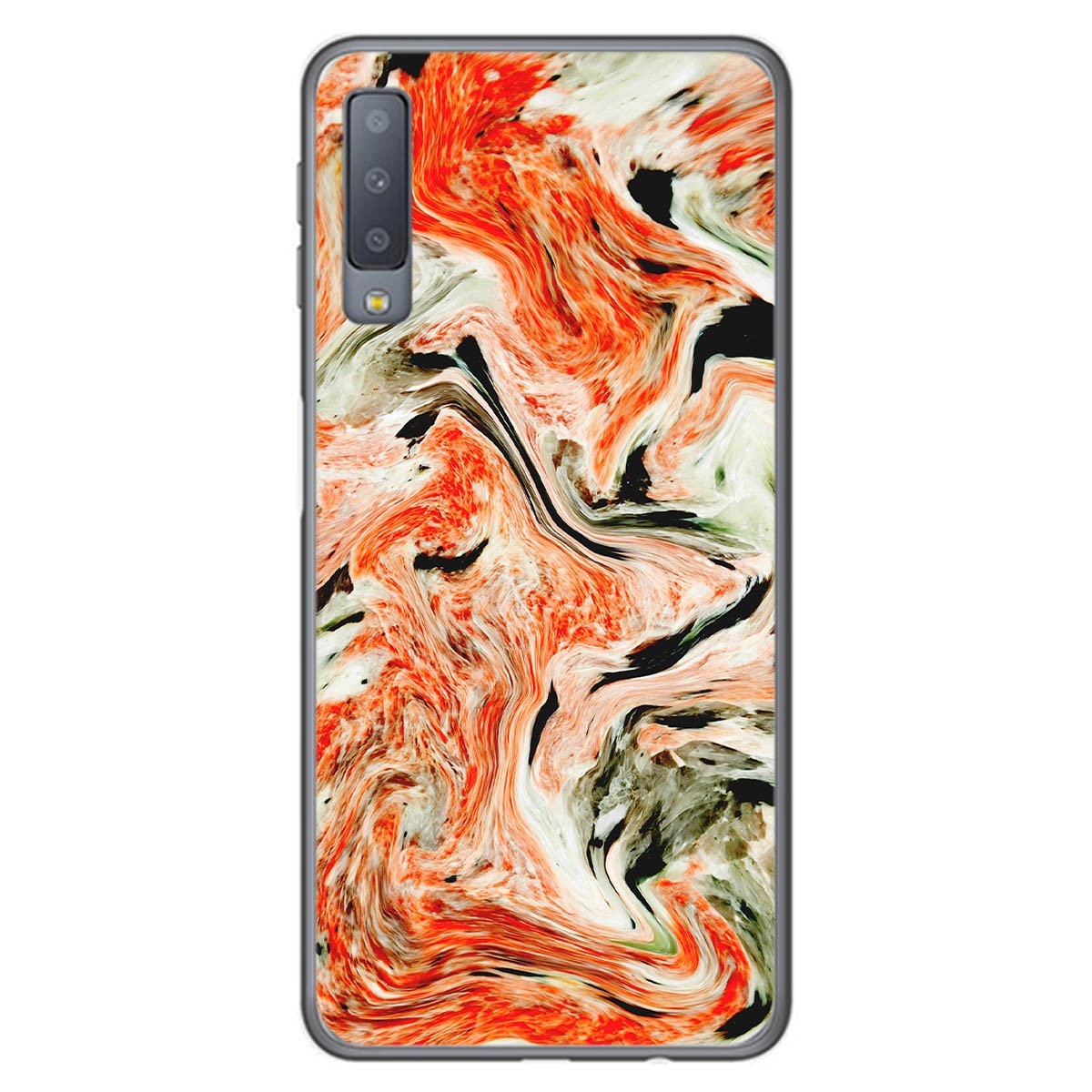 Funda Gel Tpu para Samsung Galaxy A7 (2018) diseño Mármol 12 Dibujos