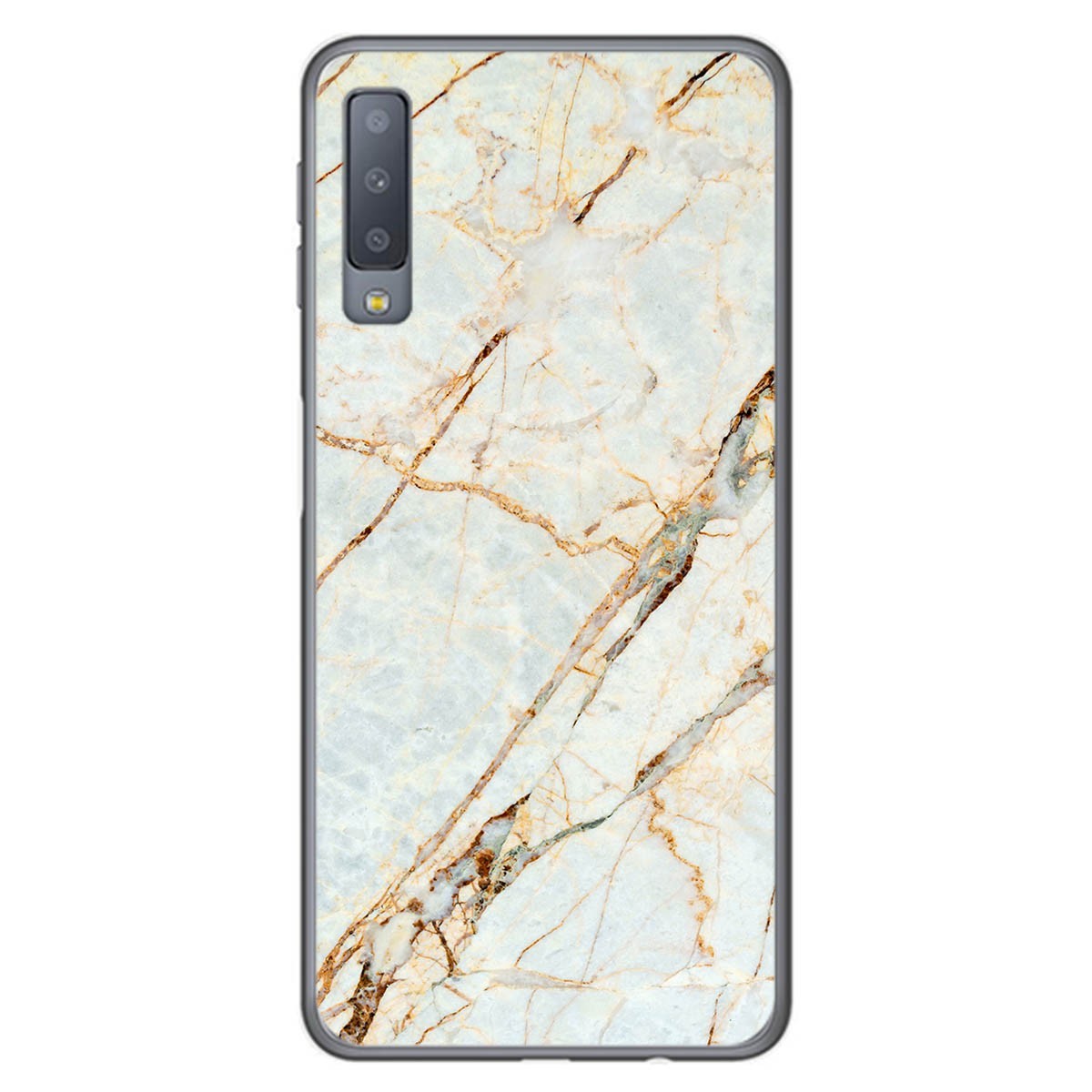 Funda Gel Tpu para Samsung Galaxy A7 (2018) diseño Mármol 13 Dibujos