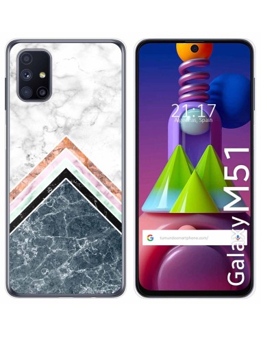 Funda Gel Tpu para Samsung Galaxy A7 (2018) diseño Mármol 15 Dibujos