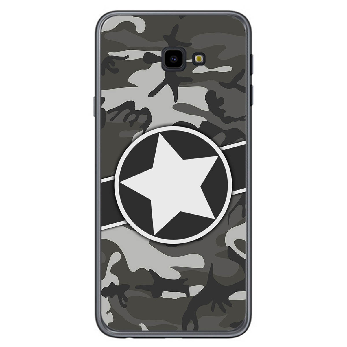 Funda Gel Tpu para Samsung Galaxy J4+ Plus diseño Camuflaje 02 Dibujos