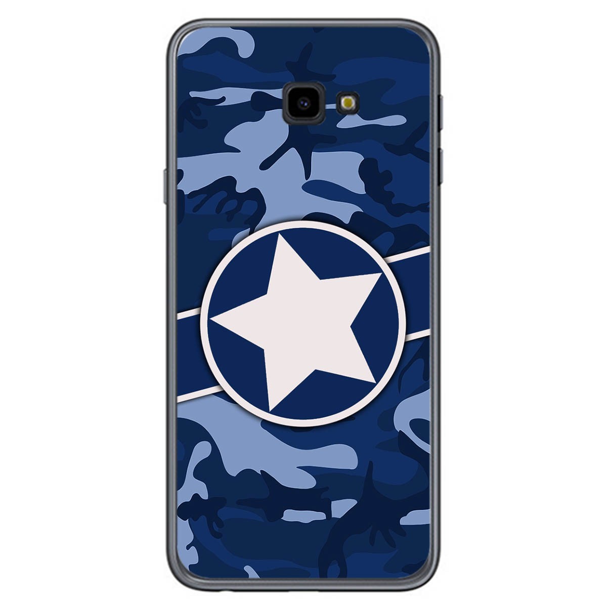 Funda Gel Tpu para Samsung Galaxy J4+ Plus diseño Camuflaje 03 Dibujos